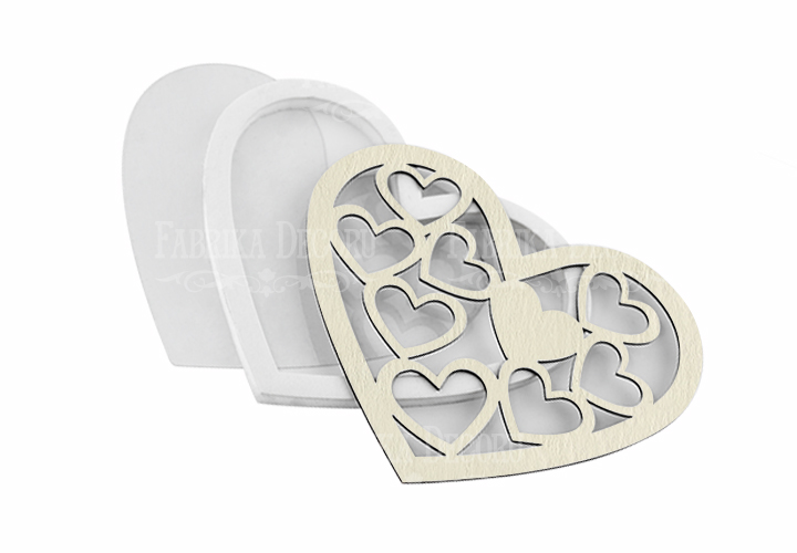 Shaker dimension set "Hearts in the heart" 9.8х8.3 (3.9"x3.3")