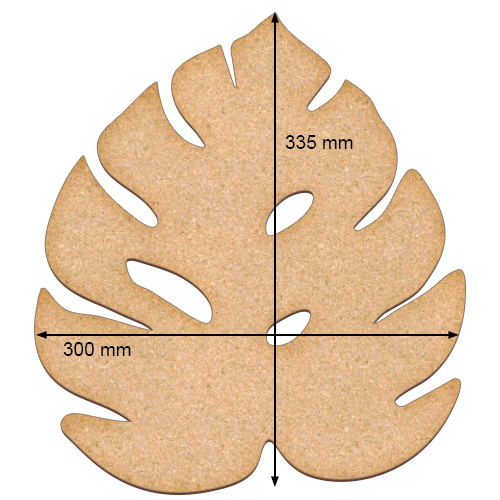 Art board Monstera Leaf, 30cm х 33,5cm - foto 0