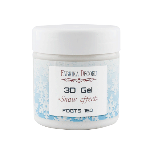 3-D gel "Snow effect", 150ml