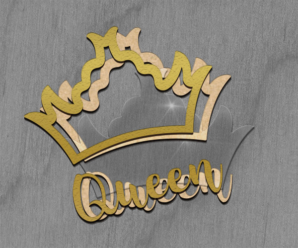 Mega Shaker Maßset, 15cm x 15cm, Figurenrahmen Queen&#39;s Crown - foto 2  - Fabrika Decoru