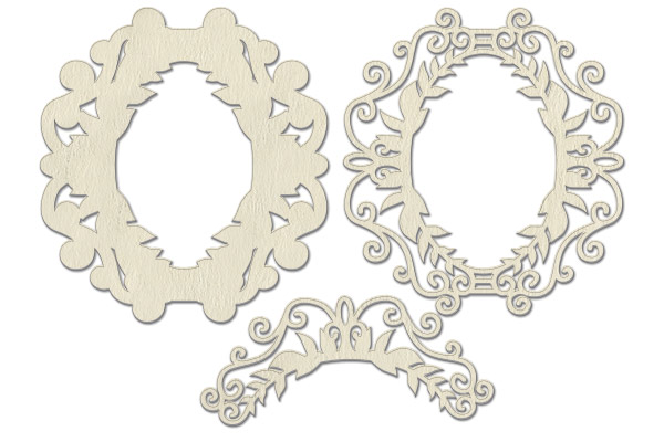 Chipboard embellishments set, FDCH-294