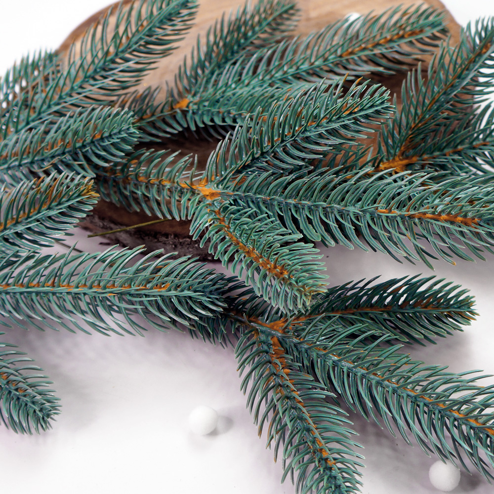 Set of artificial Christmas tree branches Azure Blue maxi 6 pcs - foto 0