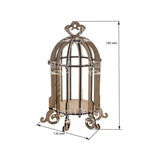 Decorative cage "Curls-S" #052 - foto 5