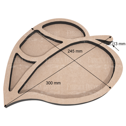 Mix box Birch leaf, 30х24,5sm - foto 1