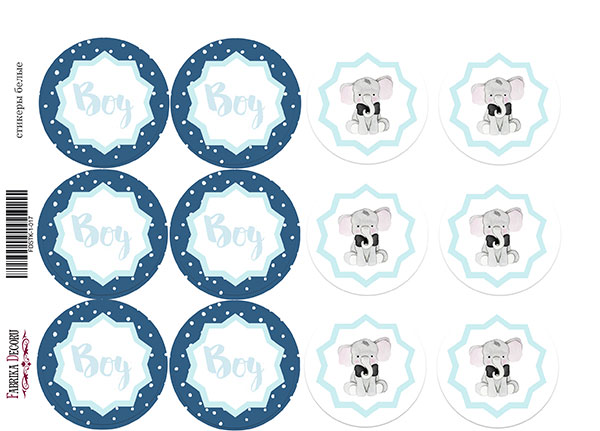 Journaling stickers set #1-017