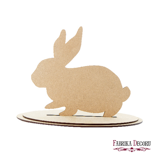 Rohling für Dekoration "Bunny" #249 - Fabrika Decoru