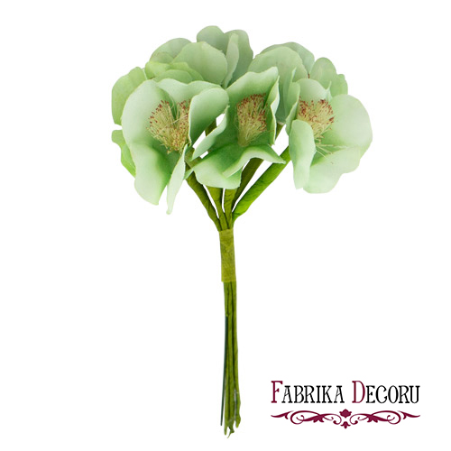 Bouquet of Carpathian bells, Mint color, 6 pcs.