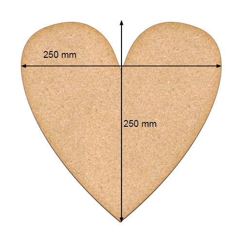 Art board Heart, 25cm х 25cm - foto 0