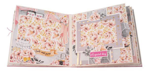 Wedding Photoalbum "Say Yes", 20cm x 20cm, DIY kit for creating album, #07 - foto 4