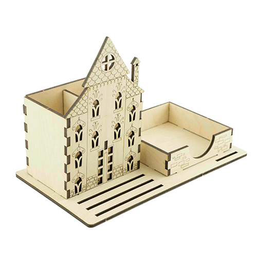 Desk organizer DIY kit "Old city", #02