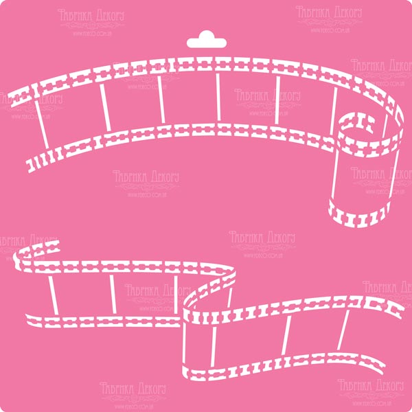 трафарет многоразовый xl (30х30см), фотопленка #071 фабрика декору