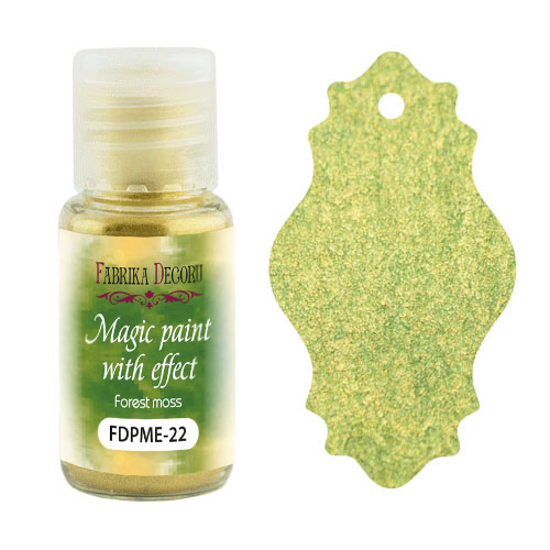 Sucha farba Magic paint z efektem Leśny Mech, 15 ml - Fabrika Decoru