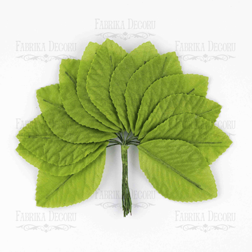 Zestaw liści #2. Zielony 10 sztuk  - Fabrika Decoru