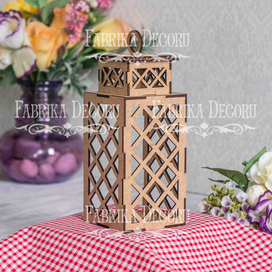 Decorative lantern Lattice, size M, #060 - foto 1