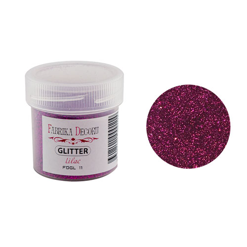 Glitter, Farbe Flieder, 20 ml - Fabrika Decoru