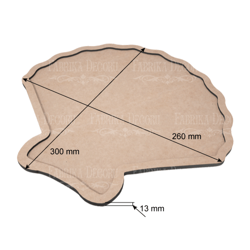 Mixbox Seashell, 30х26cm - foto 1  - Fabrika Decoru