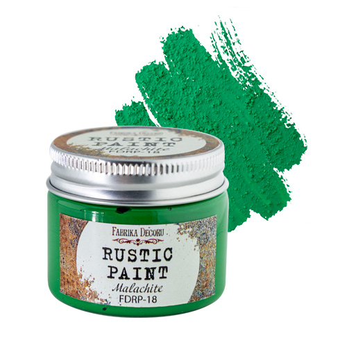 Rustic paint Malachite