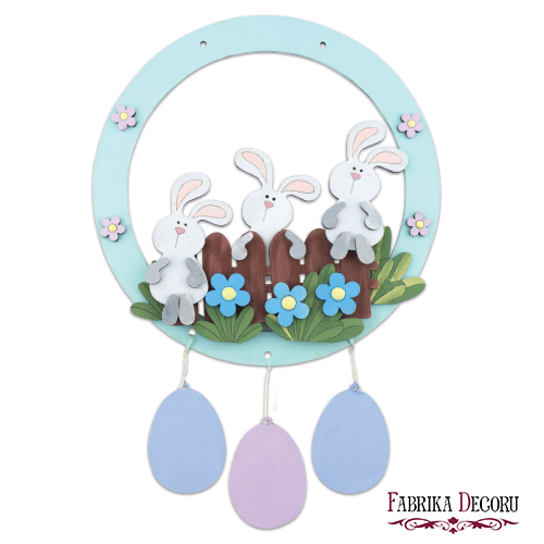 Blank for decoration "Easter bunnies-1" #139 - foto 1