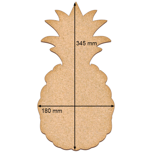 Art board Pineapple, 18cm х 34,5cm - foto 0