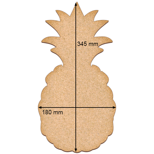 Künstlerkarton Ananas, 18cm x 34,5cm - foto 0  - Fabrika Decoru