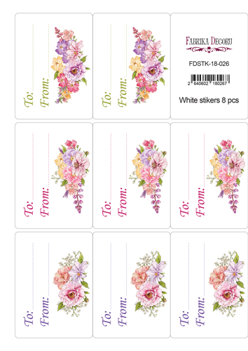 Set of stickers for journaling and planners #18-026