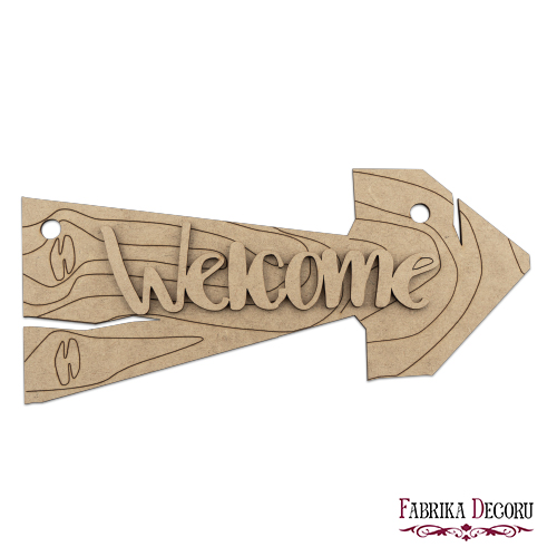 Baza do dekorowania "Welcome" #122 - Fabrika Decoru