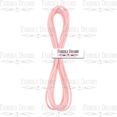 Elastische Rundschnur, Farbe Pink - Fabrika Decoru