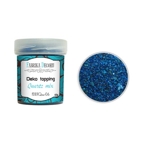 Deko-Topping Quarzmischung Azurite 40 ml - Fabrika Decoru