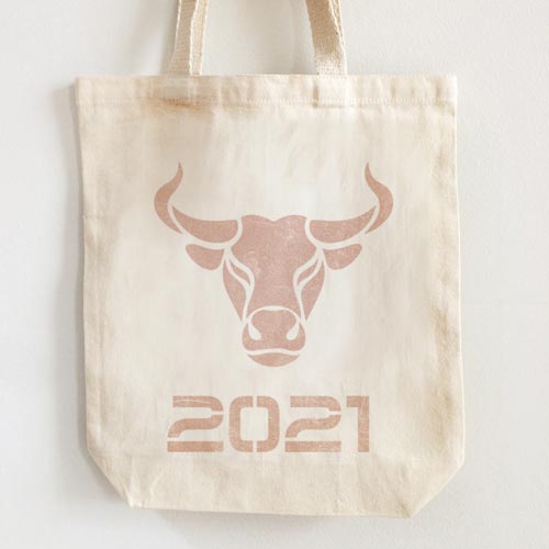 Stencil for crafts 15x20cm "Symbol of the year 2021" #334 - foto 0