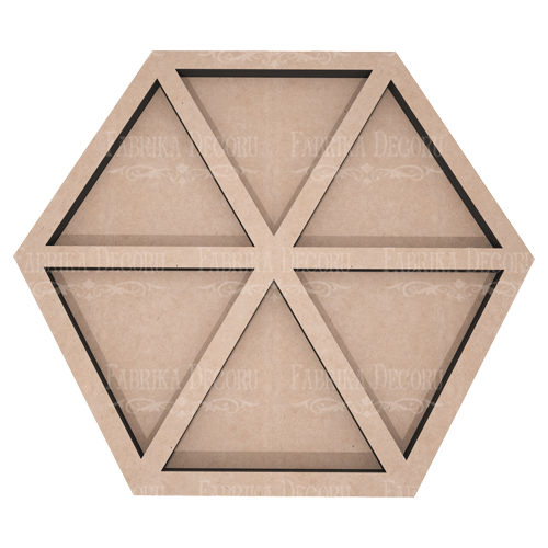 Mixbox Hexagon, 26х30sm - Fabrika Decoru