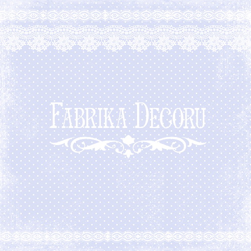 Blatt doppelseitiges Papier für Scrapbooking Shabby Dreams #4-05 12"x12" - foto 0  - Fabrika Decoru