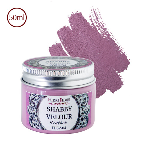 Shabby Veloursfarbe Heather - Fabrika Decoru