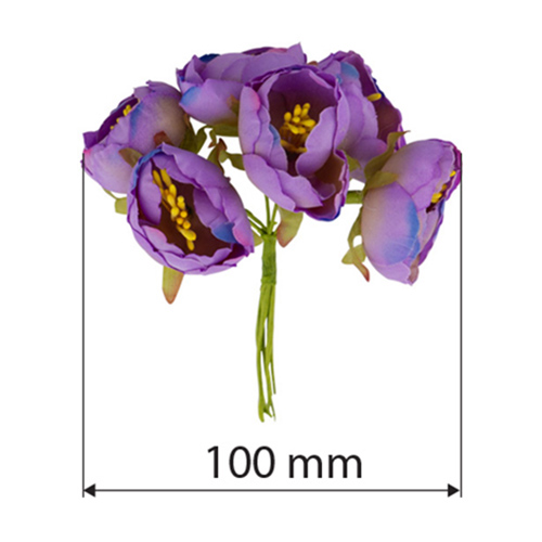 Цветы жасмина maxi Фиолетовые 6 шт - Фото 0