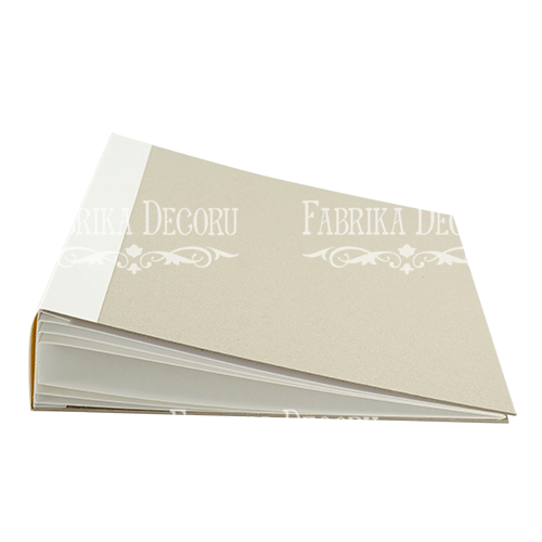 Scrapbook Blanko Fotoalbum, 20 cm x 20 cm, 6 Blätter - Fabrika Decoru