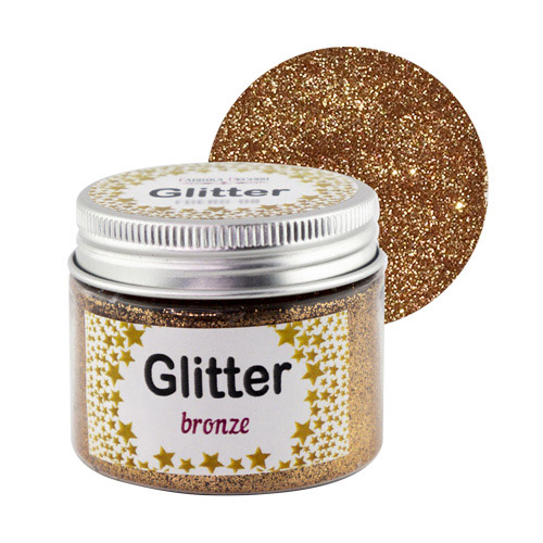 Glitter, Farbe Bronze, 50 ml - Fabrika Decoru