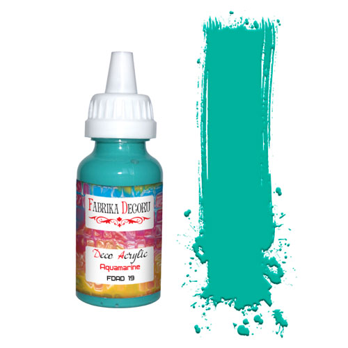 Acrylfarbe Aquamarin 40 ml - Fabrika Decoru