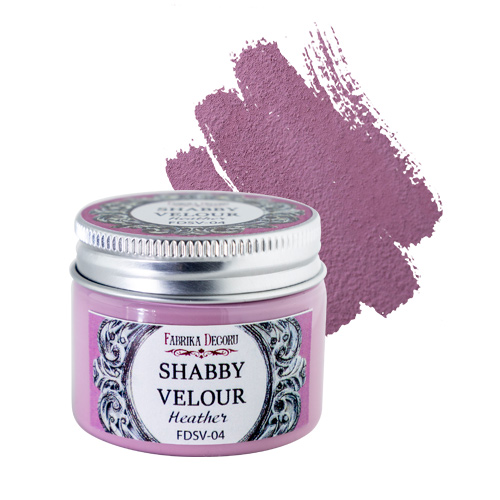 Shabby Veloursfarbe Heather - Fabrika Decoru