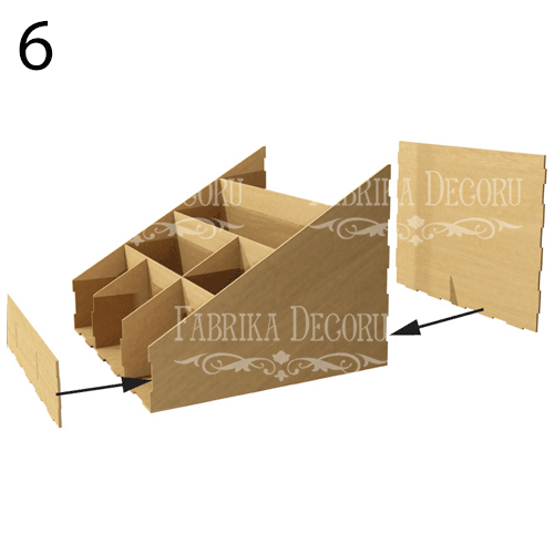 Schreibtisch-Organizer-Set für Briefpapier, Papier und Visitenkarten #046 - foto 9  - Fabrika Decoru