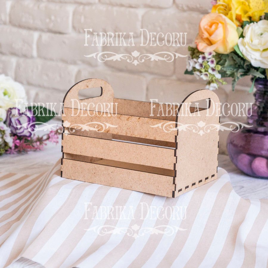 Gift Box for flowers, fruit, presents, 160 х 110 х 120 mm, DIY kit #073 - foto 0