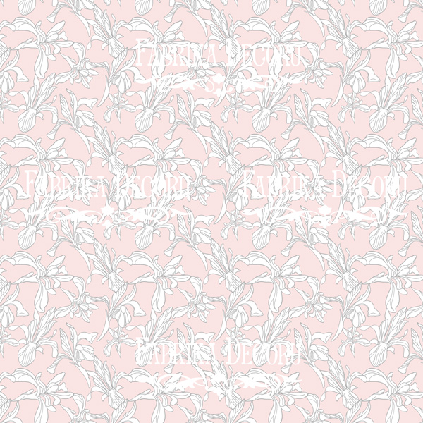 Лист двостороннього паперу для скрапбукінгу Majestic Iris #18-03 30,5х30,5 см