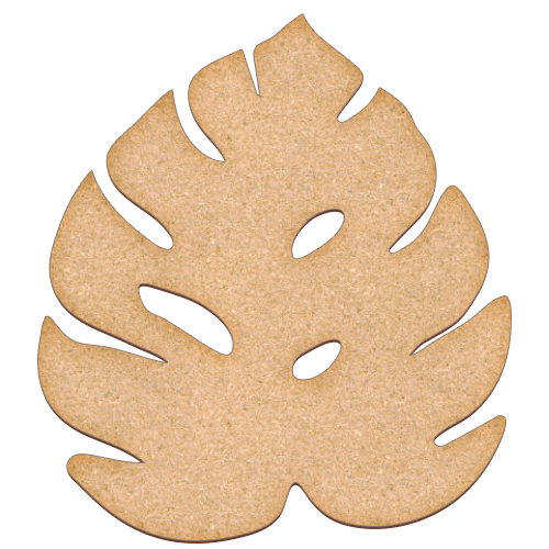 Künstlerkarton Monstera Blatt, 30cm x 33,5cm - Fabrika Decoru