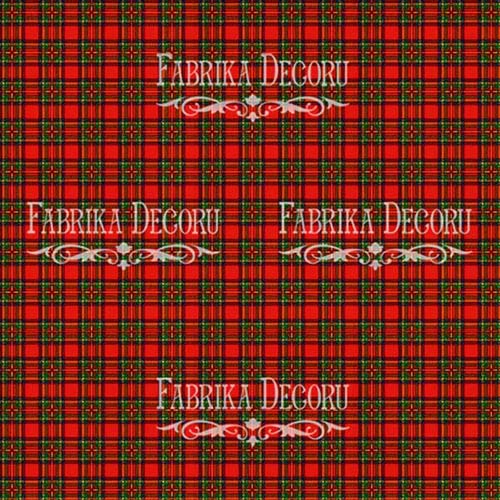 лист двусторонней бумаги для скрапбукинга "our warm christmas-1" 20,5х20,5 см