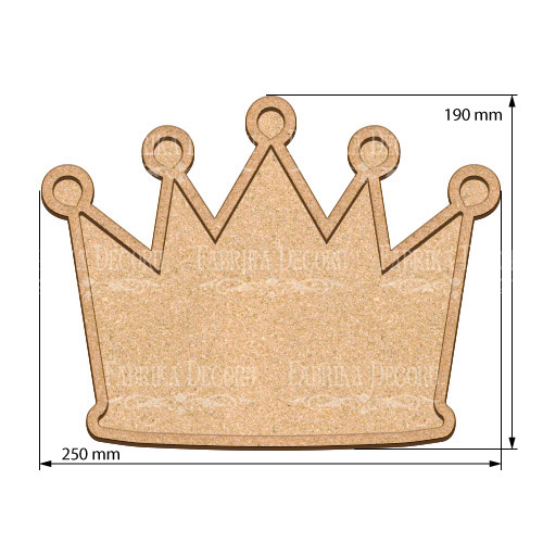  Art board Crown 25х19 cm - foto 0