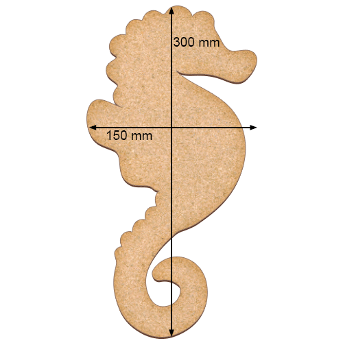 Art board Seahorse 15х30 cm - foto 0