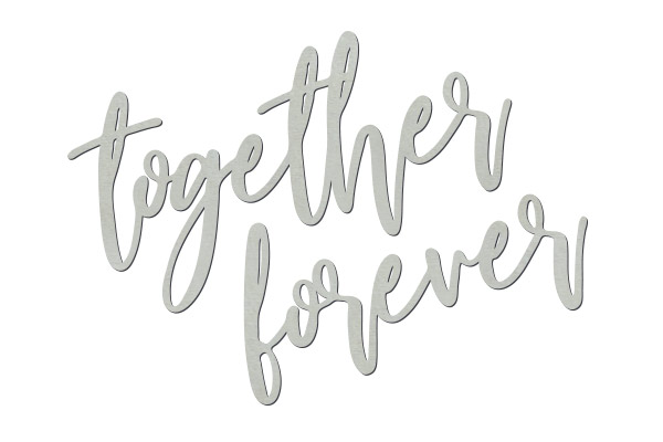 Chipboard "Together forever" #421 - foto 0