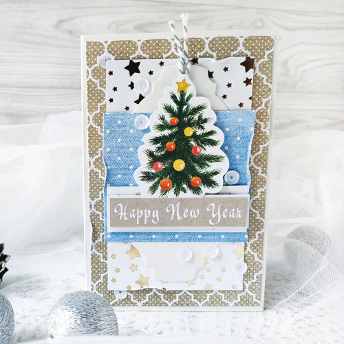 Greeting cards DIY kit, "Christmas greetings" - foto 4