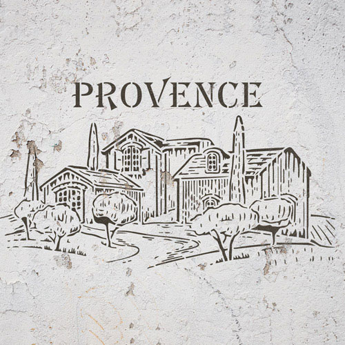 Stencil for decoration XL size (30*30cm),Provence #042 - foto 0