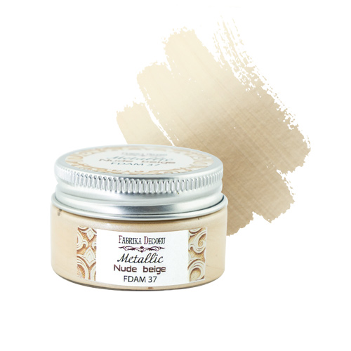 Metallic paint, color Nude beige 30 ml