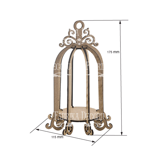 Decorative cage "Openwork-S" #050 - foto 6