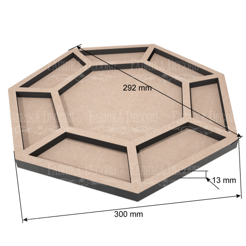 Mix box Heptahedron, 29,2х30sm - foto 1